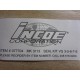 Incoe 077704 Seal Kit VG 3-5-6-7-8