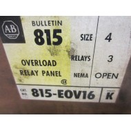 Allen Bradley 815-EOV16 Overload Relay  815EOV16 Series K