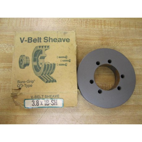 TB Wood's 3.8 X 1B-SH TB Woods V-Belt Sheave