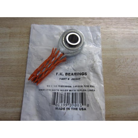 FK Bearings JMX8T Rod End