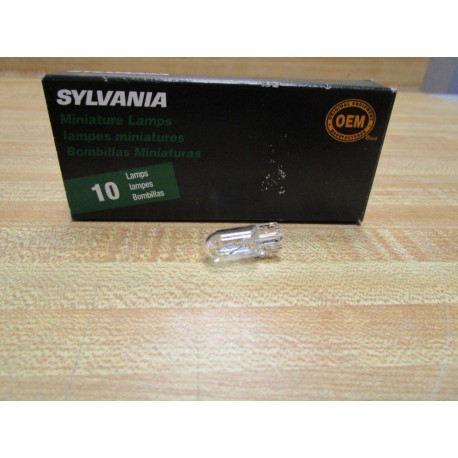 Sylvania 657 Miniature Lamp Light Bulb (Pack of 10)