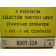 Allen Bradley 800T-J2A Selector Switch 800TJ2A Series B