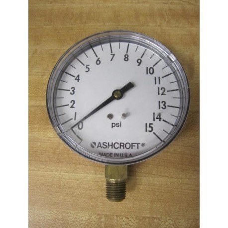 Ashcroft 4ZG16 Pressure Gauge 25W1005PH 02L 15 - New No Box