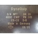 DynaQuip CS-CS D-B Ball Valve 34 NPT - New No Box