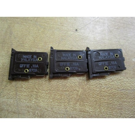 Northern Telecom QFF1E .18A Fuse (Pack of 3) - New No Box