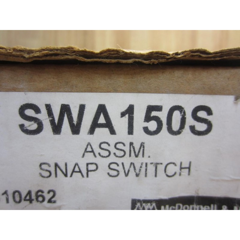 McDonnell & Miller SWA150S Snap Switch Assembly 310462 - Mara Industrial