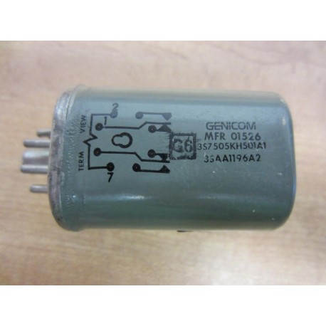 General ElectricGenicom 3S7505KH501A1 DPDT Relay - Used