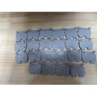 Woertz 30145 Gray Terminal Blocks (Pack of 22) - Used