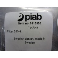 Piab 550-4 Vacuum Conveying Filter 0115350