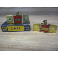 Square D B.92 Overload Relay Heater Element B92 (Pack of 2)