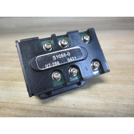Telemotive S1058-0 Push Button  S10580 WO Black Covers - Used