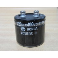 Hitachi HCG F3A Capacitor HCGF3A 220MFD400VDC - Used