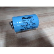 Mallory 235-8546K Capacitor CGS253U015U2L3PH - New No Box