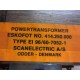 Eskofot 414.250.000 Power Transformer 414250000 - Used