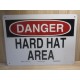 Brady 42507 Hard Hat Sign - New No Box