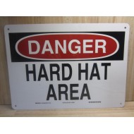Brady 42507 Hard Hat Sign - New No Box