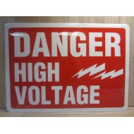EMED 33912 Danger High Voltage Sign - New No Box