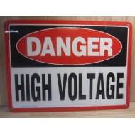 EMED PD102859 Danger High Voltage Sign - New No Box