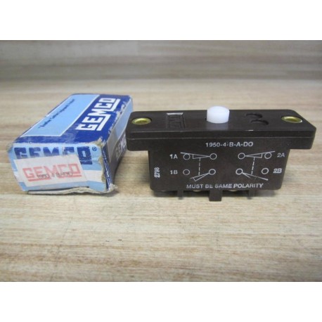 Gemco 1950-4-BADO Precision Snap-Switch  19504BADO