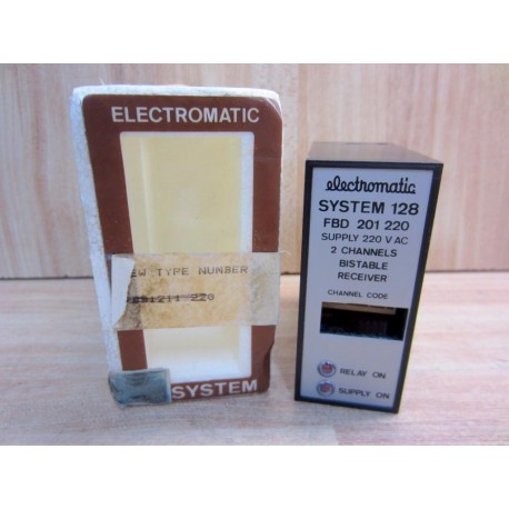 Electromatic FBD 201 220 System 128 FBD201220