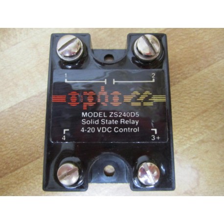 Opto 22 ZS240D5 Solid State Relay - New No Box