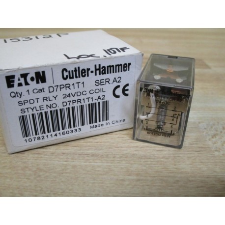 Cutler Hammer D7PR1T1A2 Eaton D7PR1T1-A2 SPDT Relay