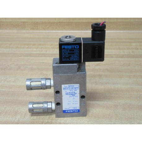 Festo MFH-5-18-NPT Solenoid Valve MFH518NPT 9765 - Used