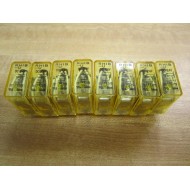 Idec RHIB-U DC24V Relay RHIBUDC24V (Pack of 8) - Used