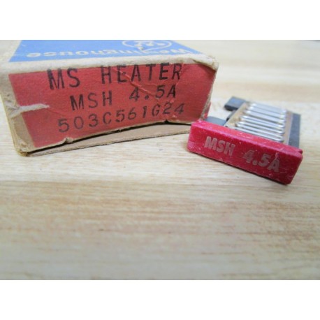 Westinghouse MSH 4.5A Heater Overload Relay 503C561G24