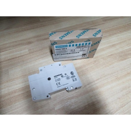 Siemens 5SX21-D8 Circuit Breaker 5SX2 108-8