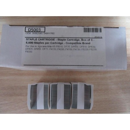 Generic D5003 Staple Cartridge (Pack of 3)