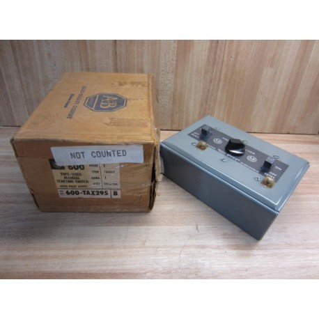 Allen Bradley 600-TAX295 Manual Starting Switch 600TAX295 Series B