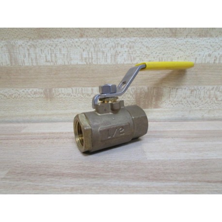 Parker 600WOG 12" Brass Ball Valve - New No Box