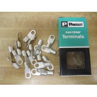 Panduit P6-14R-E Terminal Connectors P614RE (Pack of 19)