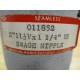 American Manufacturing 011852 Swage Nipple - New No Box