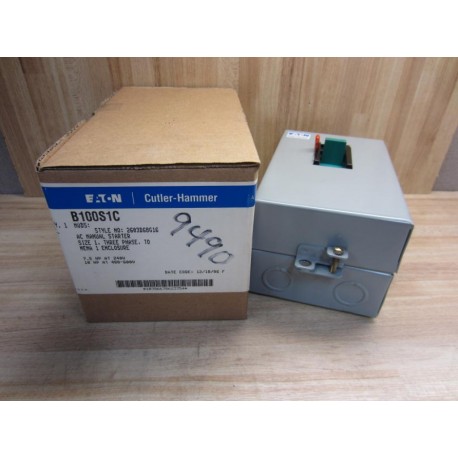 Cutler Hammer B100S1C Eaton Starter