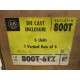 Allen Bradley 800T-6TZ Enclosure 800T6TZ 6 Position Series M