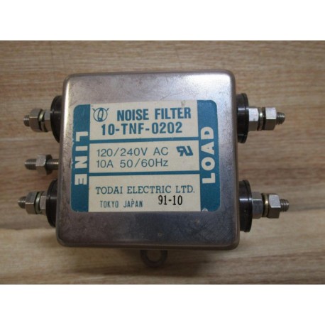 Todai Electric 10TNF0202 Noise Filter 10-TNF-0202 - New No Box