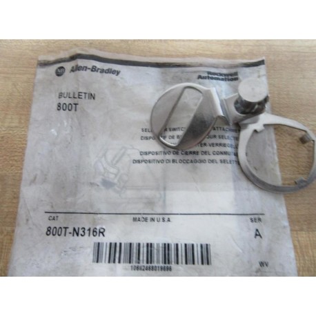 Allen Bradley 800T-N316R Padlock Attachment 800TN316R