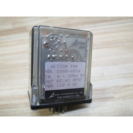 Action Instruments 1000-6016 10006016 Relay - Used