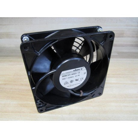 EBM W2K121-AA01-13 Axial Fan W2K121AA0113 W1 Metal Guard - New No Box