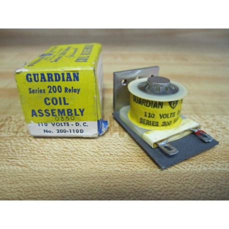 Guardian Electric 200-110D Series 200 Relay Coil Assy. 200110D