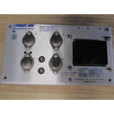 Power One HD24-4.8-A Power Supply HD2448A WWires - Used