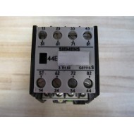 Siemens 3TH8244-0A Contractor 3TH82440A Cracked 120V - Used