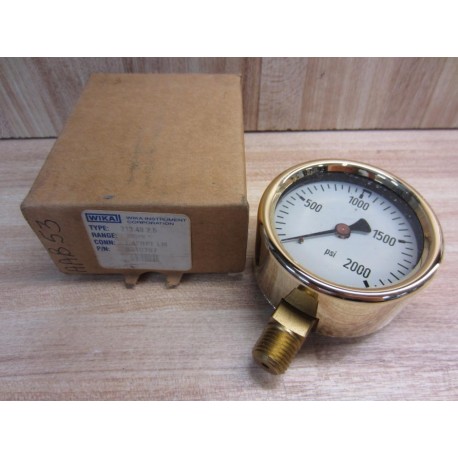 Wika 9310797 Pressure Gauge 213.40 2.5