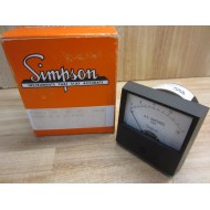 Simpson 17670 Amp Meter 0-15 AC Amps Model 2152