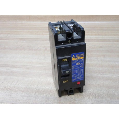 Mitsubishi NF30-SS-2P-30A Circuit Breaker NF30SS2P30A - Used