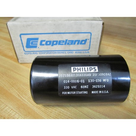 Copeland 014-0006-01 Start Capacitor 014000601