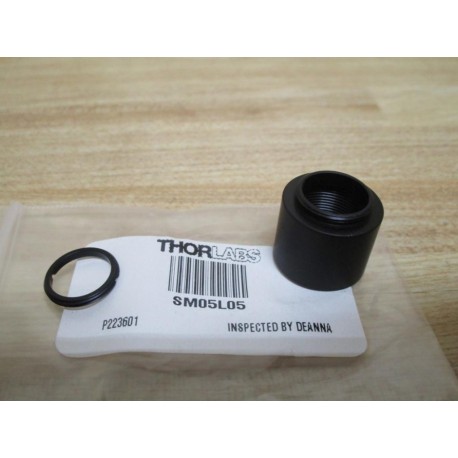 Thorlabs SM05L05 Lens Tube 0.5" With Ring