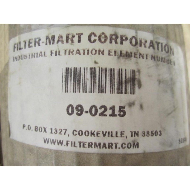 FilterMart Corporation 090215 Filter New No Box Mara Industrial